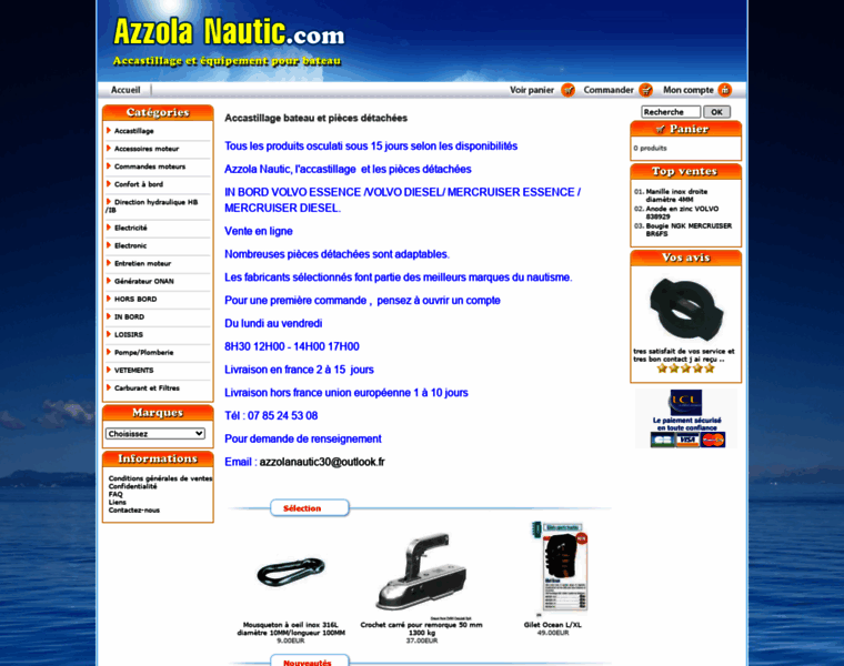 Azzola-nautic.com thumbnail