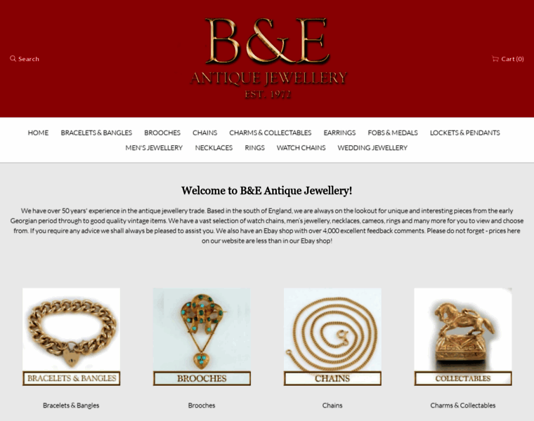 B-e-antiquejewellery.co.uk thumbnail