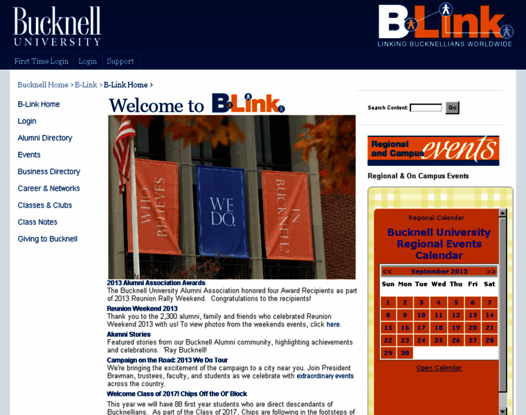B-link.bucknell.edu thumbnail