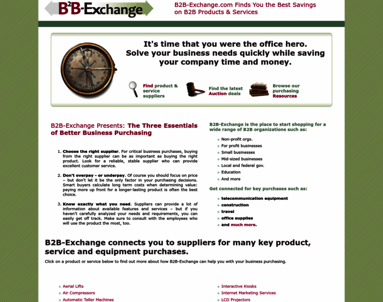 B2b-exchange.com thumbnail