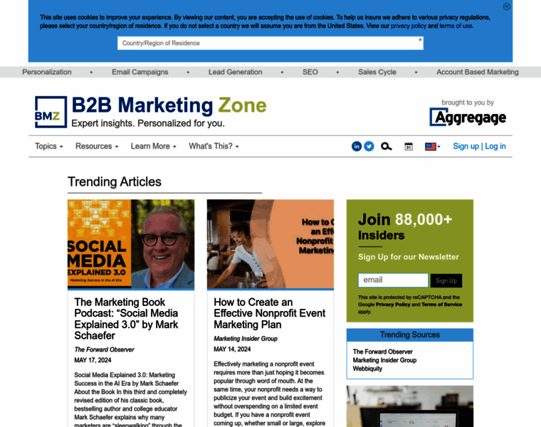 B2bmarketingzone.com thumbnail
