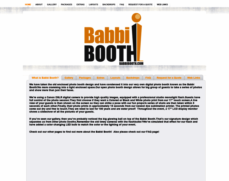 Babbibooth.com thumbnail