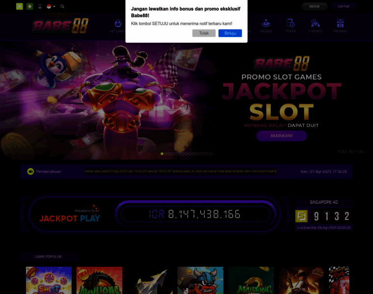 Babe88indo.site thumbnail