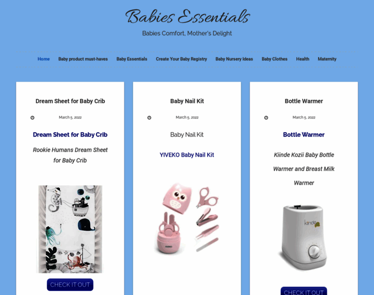 Babies-essentials.com thumbnail