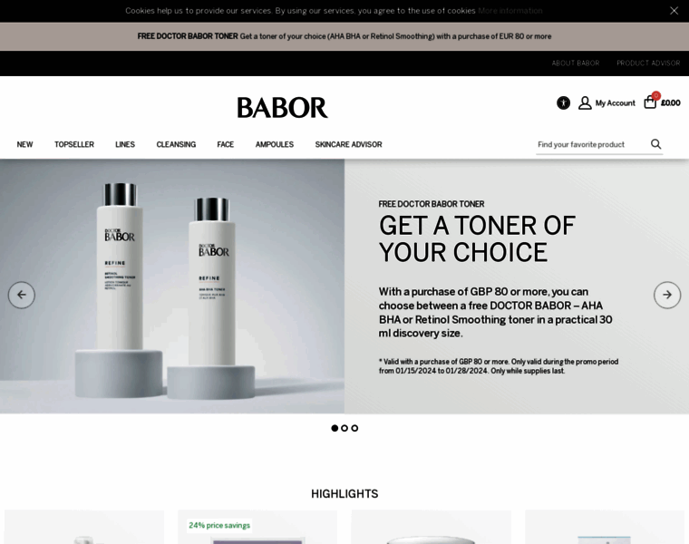 Babor.co.uk thumbnail