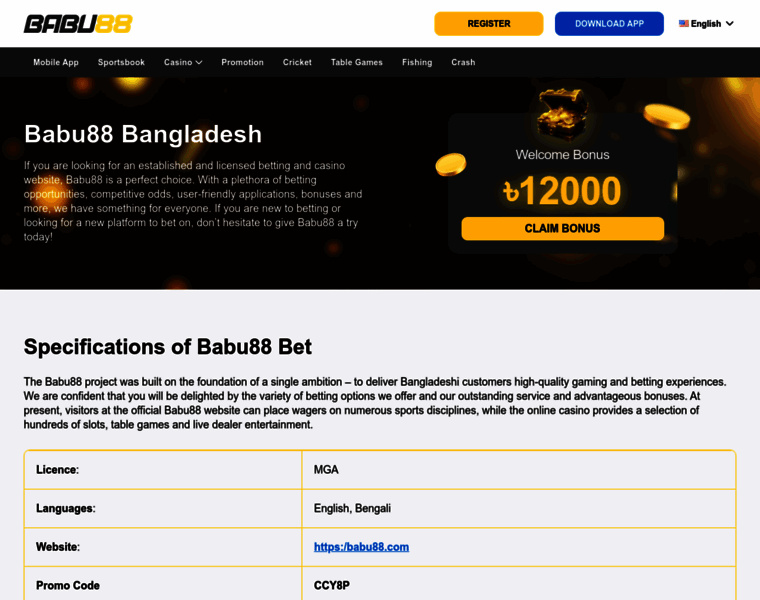Babu88bd.com thumbnail