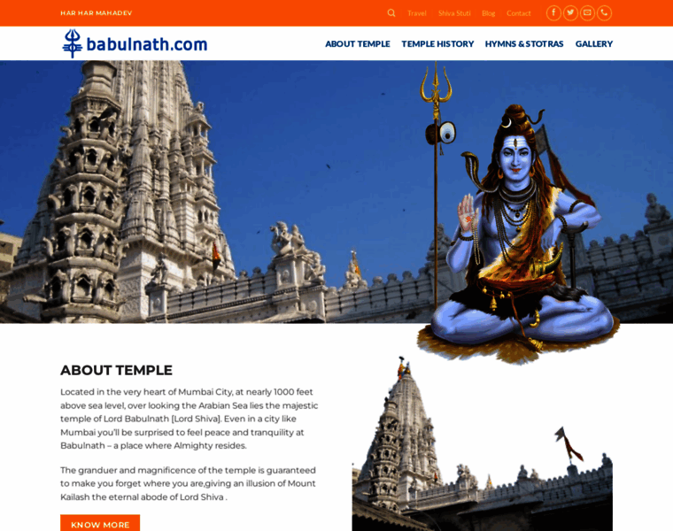 Babulnath.com thumbnail