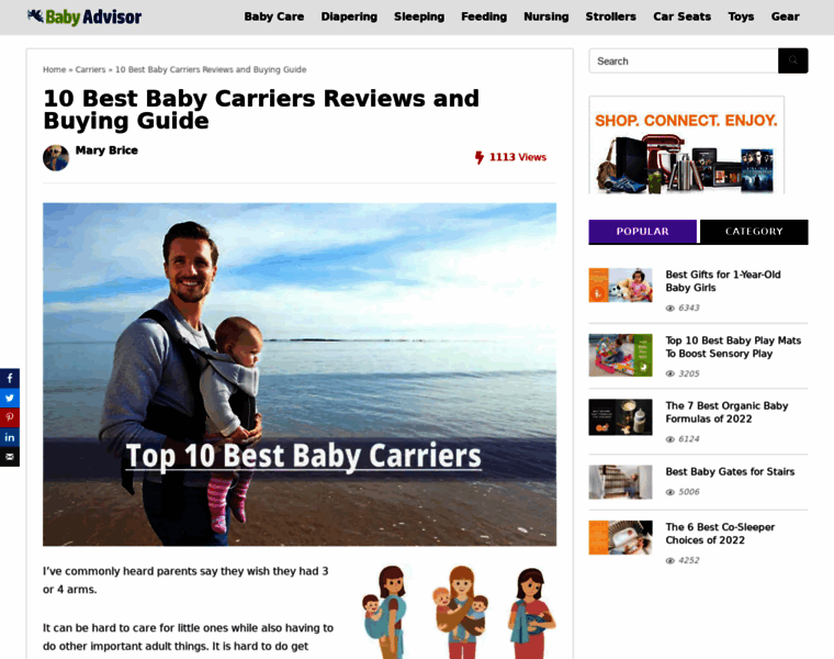 Baby-carriers-reviews.com thumbnail