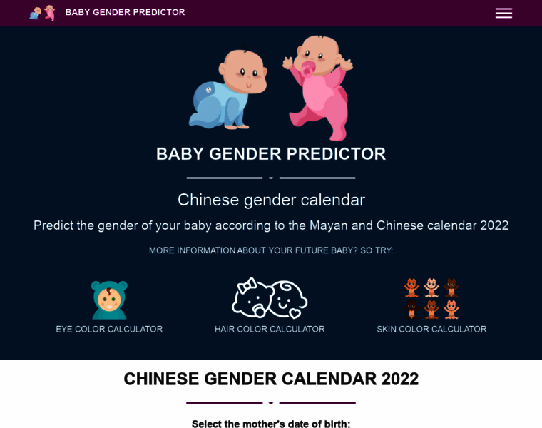 Baby-gender-predictor.com thumbnail