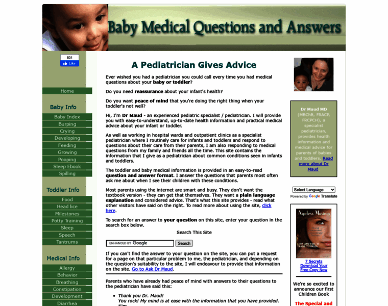 Baby-medical-questions-and-answers.com thumbnail