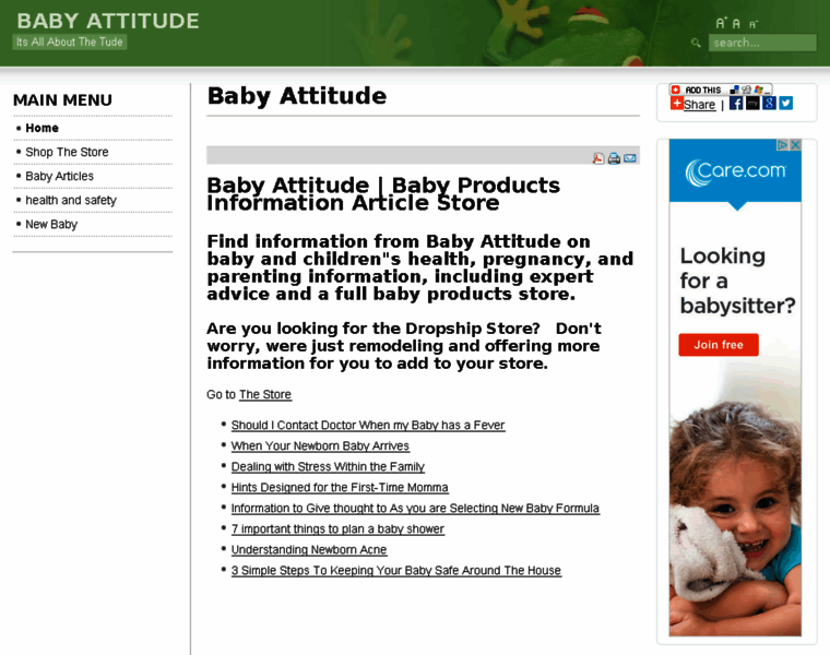 Babyattitude.com thumbnail