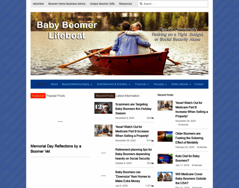Babyboomerlifeboat.com thumbnail