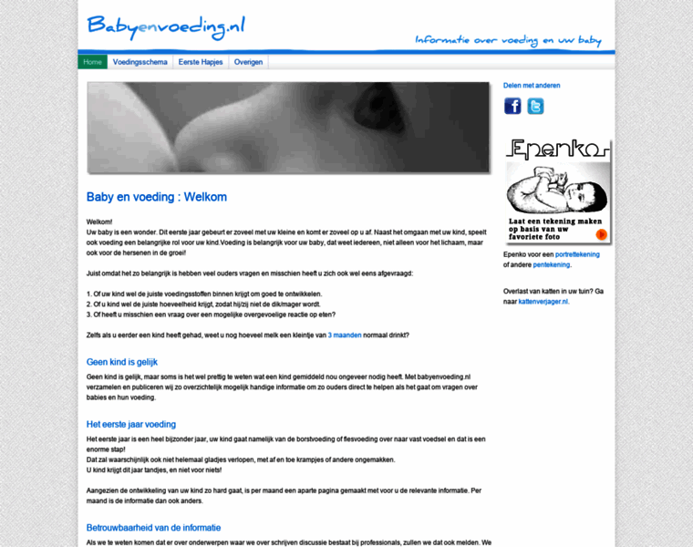 Babyenvoeding.nl thumbnail
