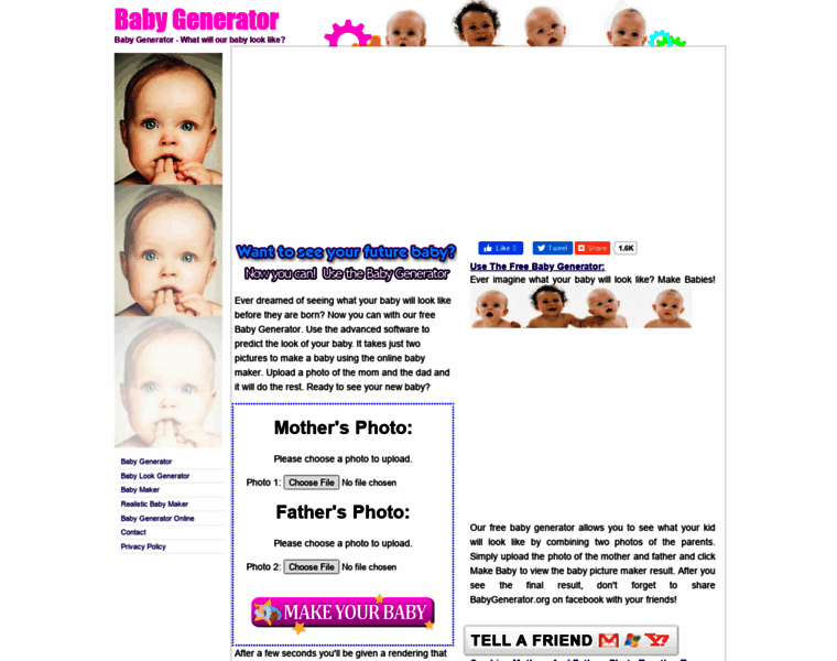 Babygenerator.org thumbnail