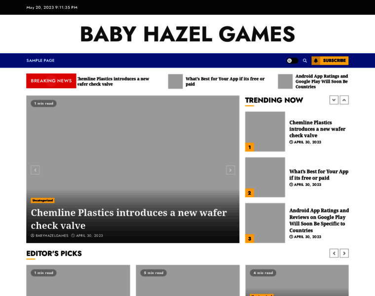 Babyhazelgames.org thumbnail