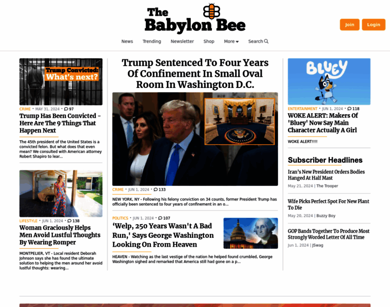 Babylonbee.com thumbnail