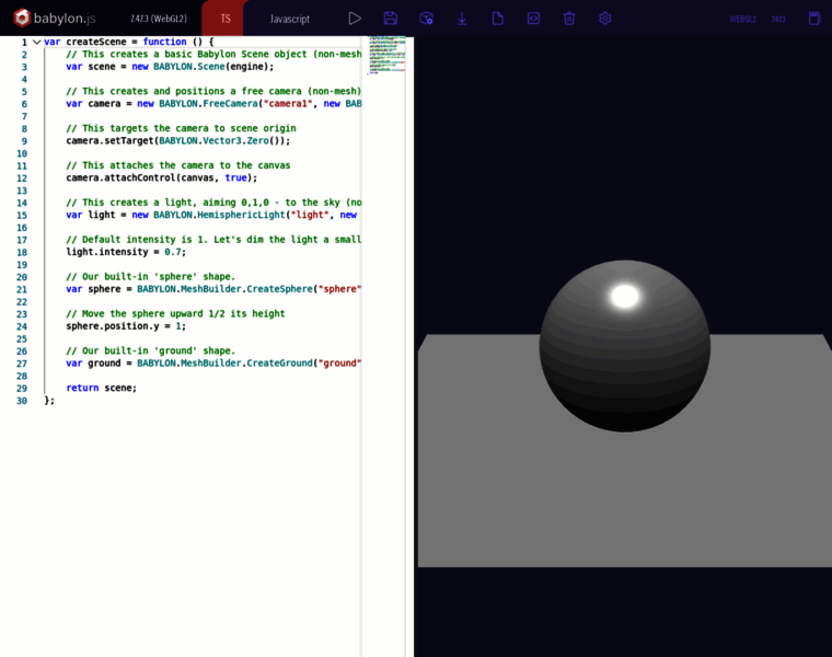 Babylonjs-playground.com thumbnail