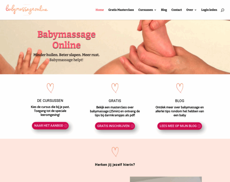 Babymassageonline.nl thumbnail