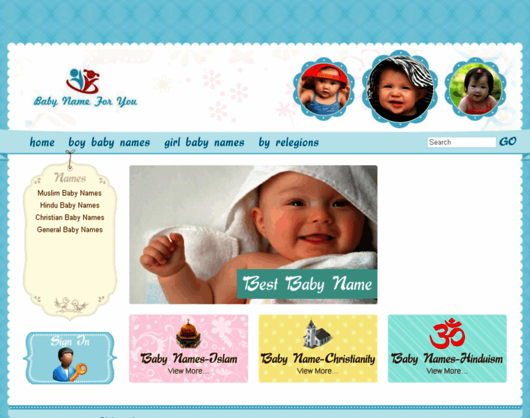Babynameforyou.com thumbnail