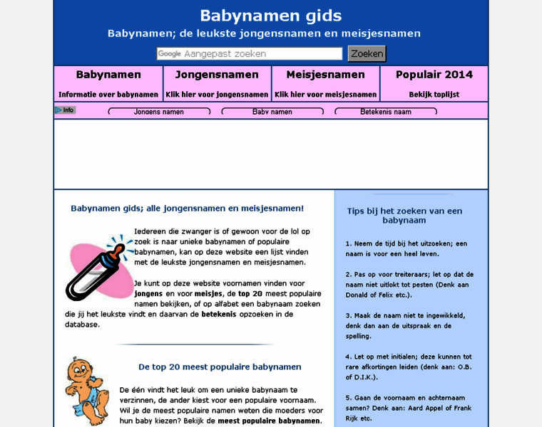 Babynamengids.nl thumbnail
