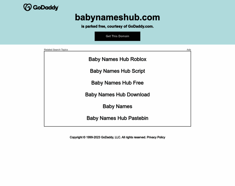 Babynameshub.com thumbnail