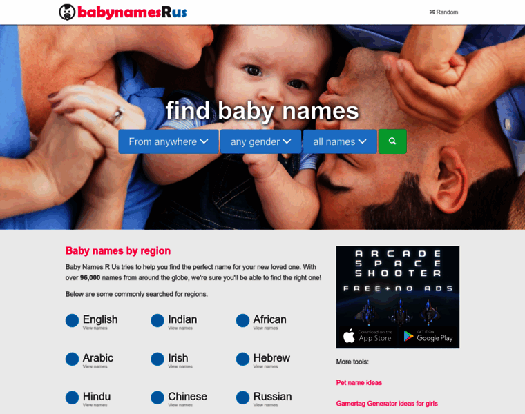 Babynamesrus.com thumbnail