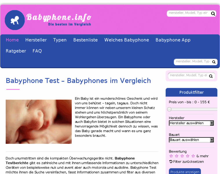 Babyphone-test.net thumbnail