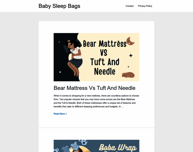 Babysleepbags.com thumbnail
