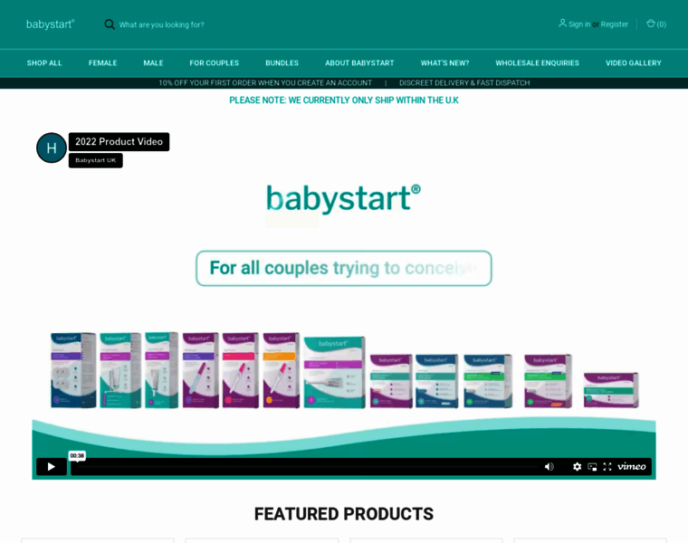 Babystart.co.uk thumbnail
