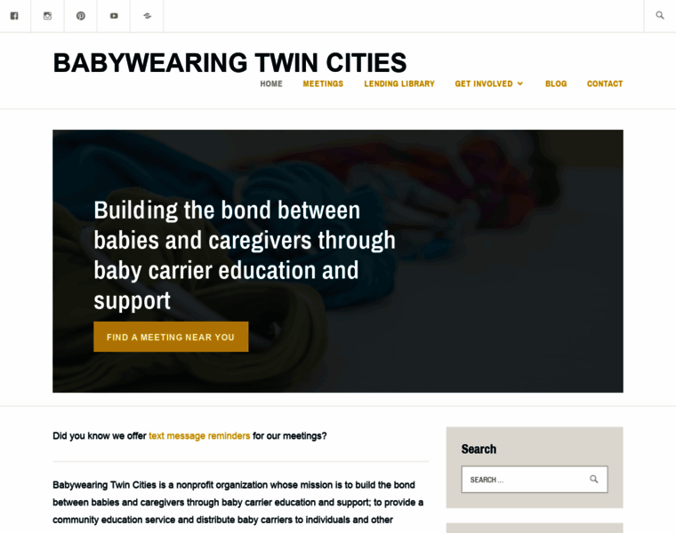 Babywearingtwincities.org thumbnail