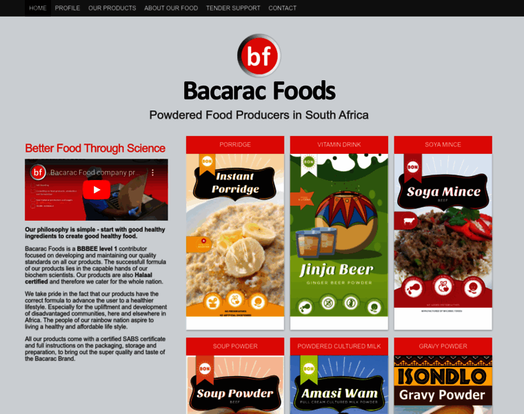 Bacaracfoods.co.za thumbnail