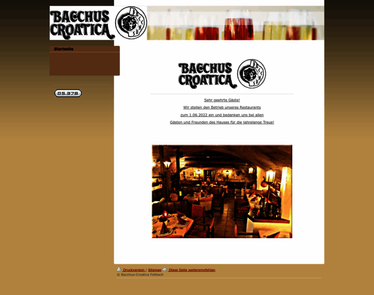 Bacchus-croatica.de thumbnail