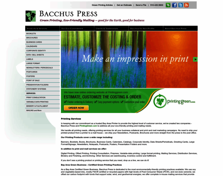 Bacchuspress.com thumbnail