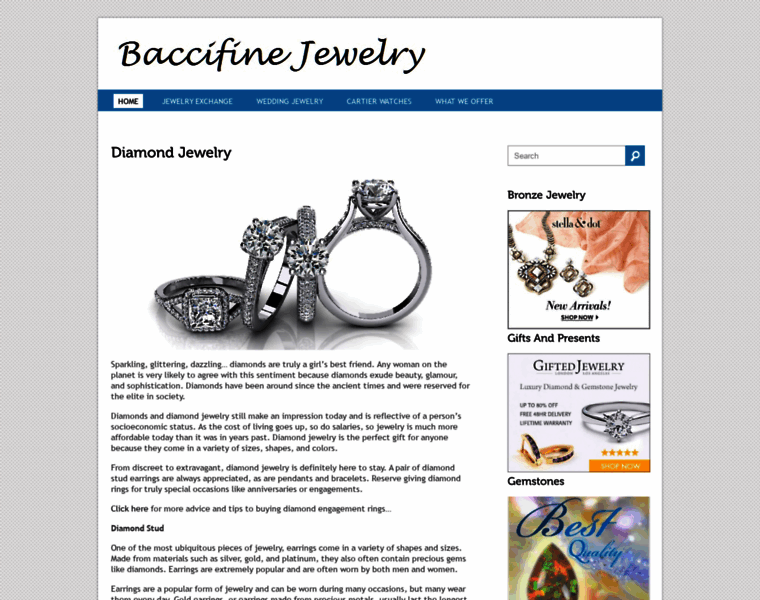 Baccifinejewelry.com thumbnail