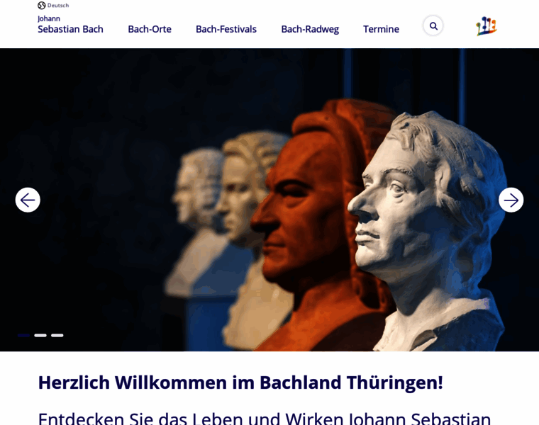 Bach-lebensreise.de thumbnail