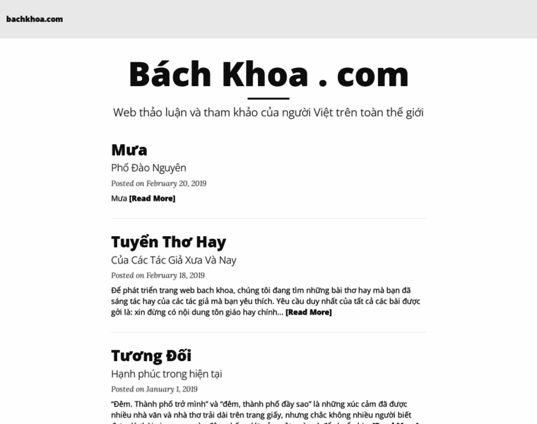 Bachkhoa.com thumbnail