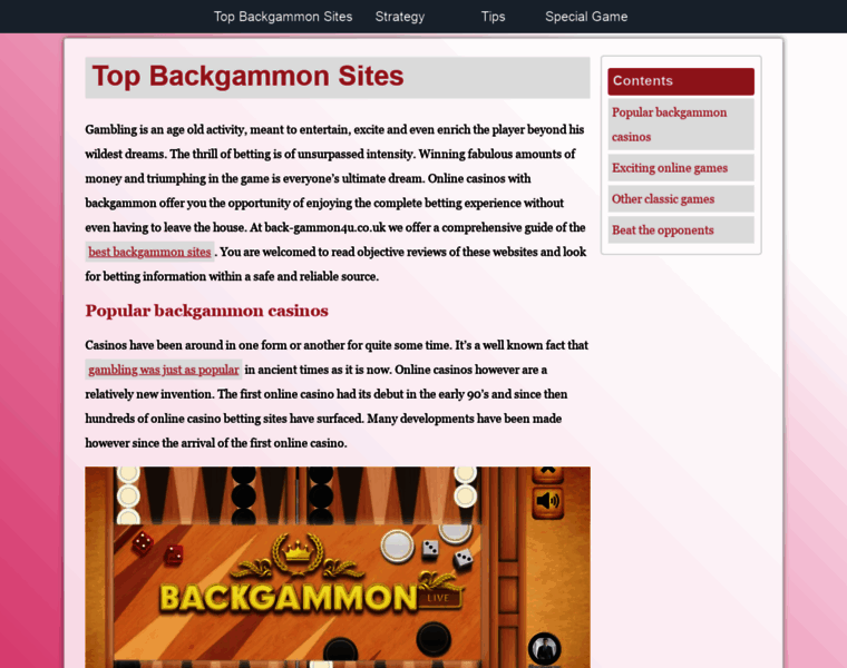 Back-gammon4u.co.uk thumbnail