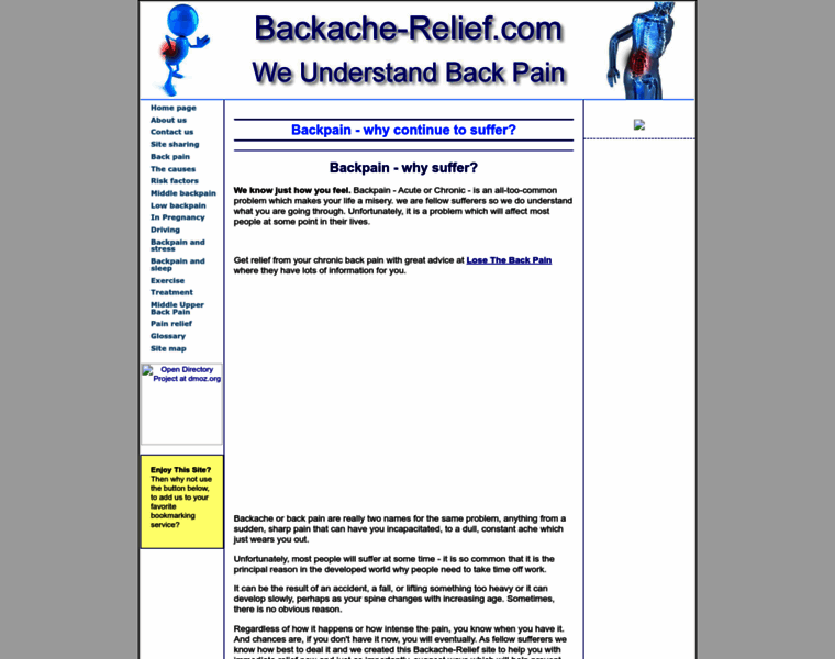 Backache-relief.com thumbnail