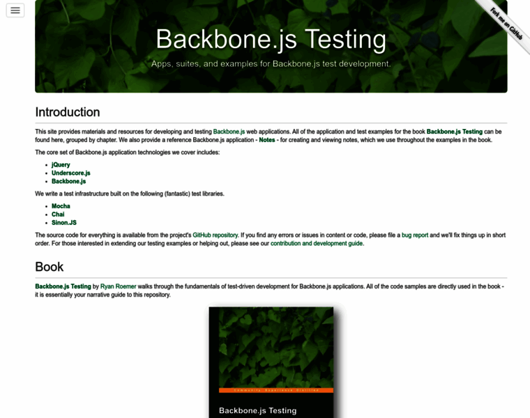 Backbone-testing.com thumbnail