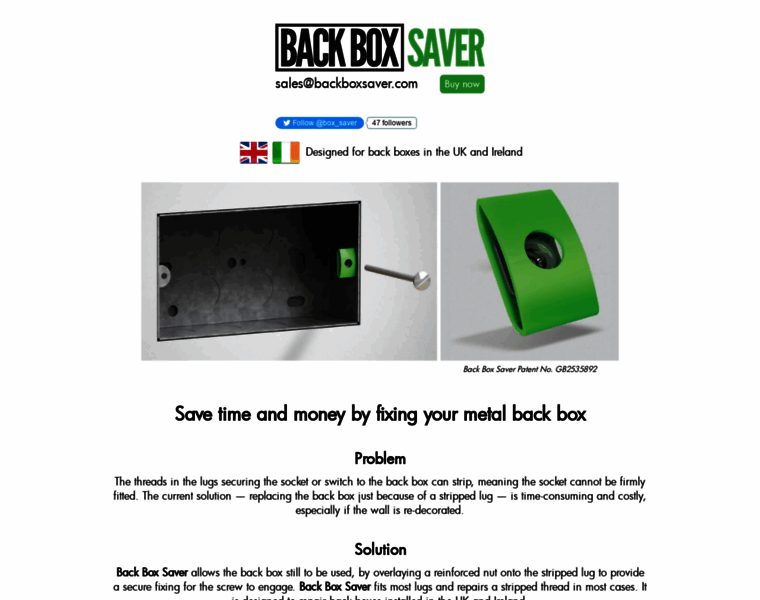 Backboxsaver.com thumbnail