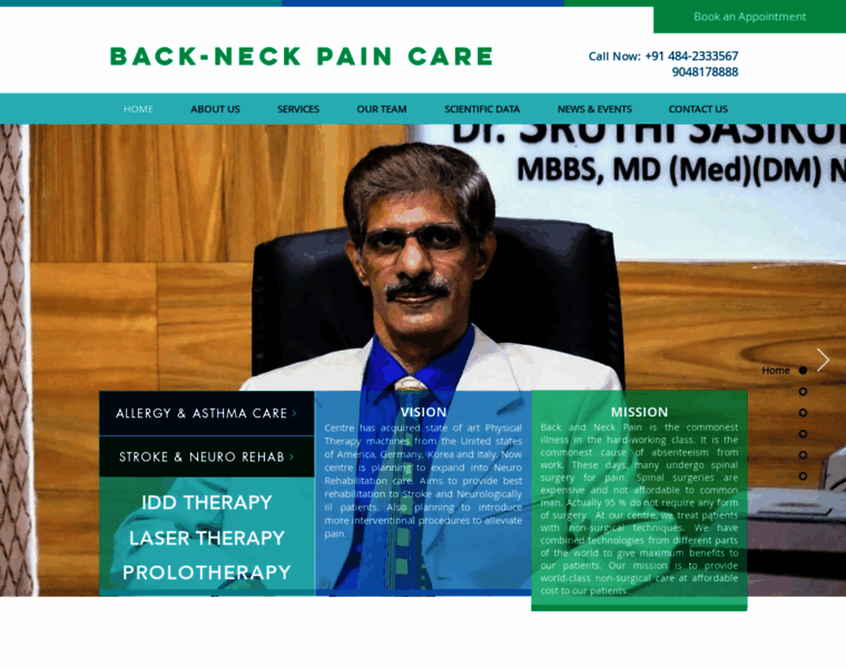 Backcare.in thumbnail