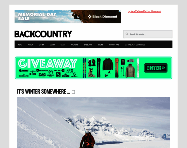 Backcountrymagazine.com thumbnail