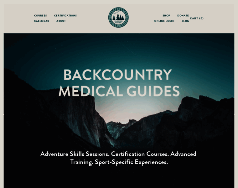 Backcountrymedicalguides.org thumbnail