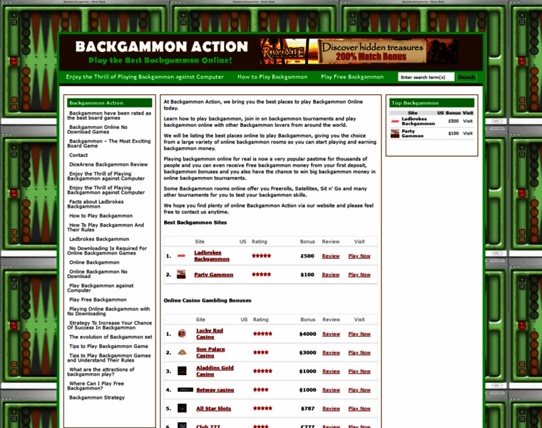 Backgammonaction.com thumbnail
