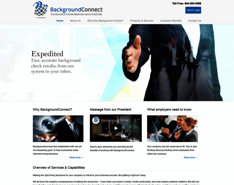 Backgroundconnect.com thumbnail