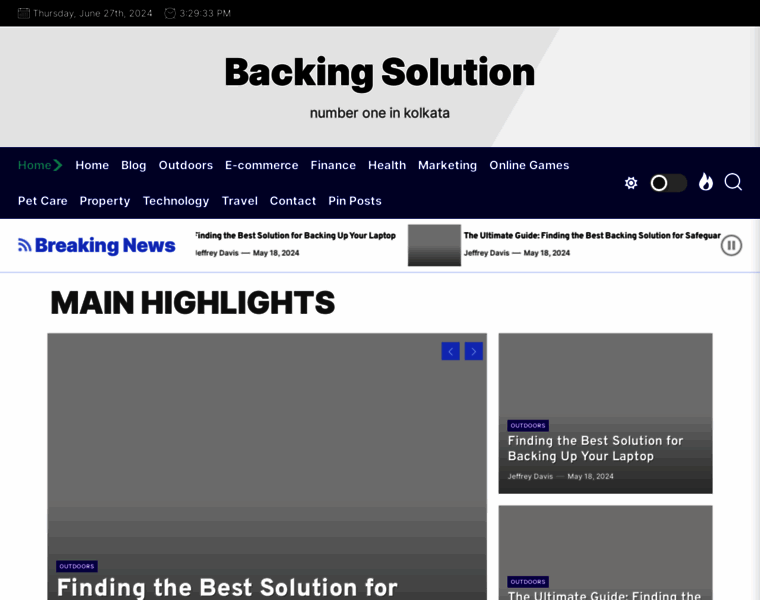 Backingsolution.com thumbnail