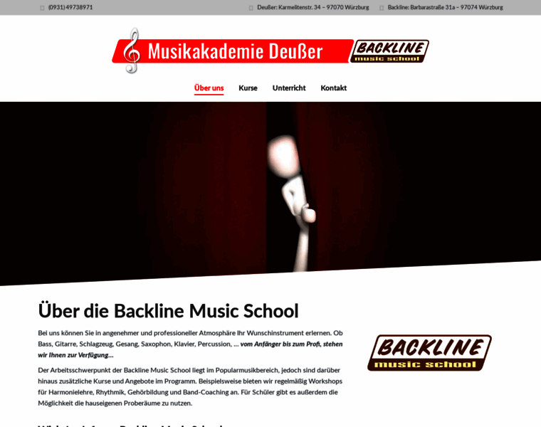 Backline-music-school.de thumbnail