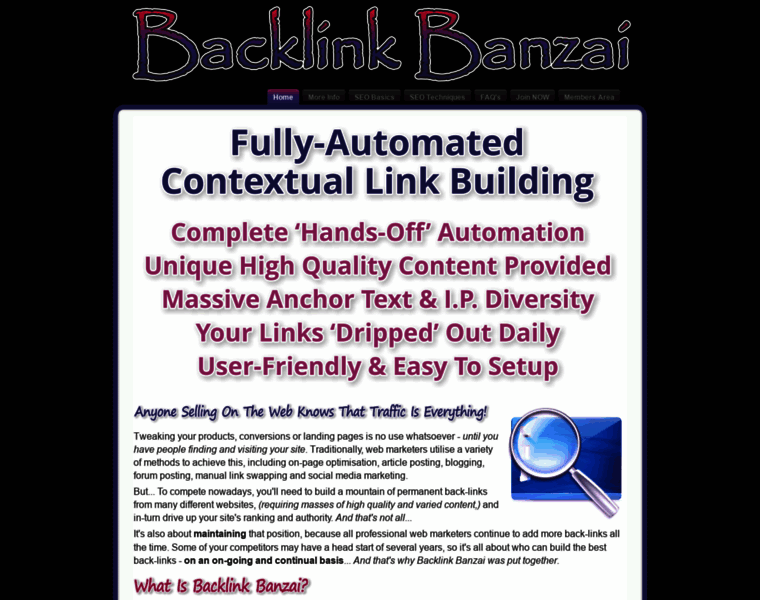 Backlinkbanzai.com thumbnail