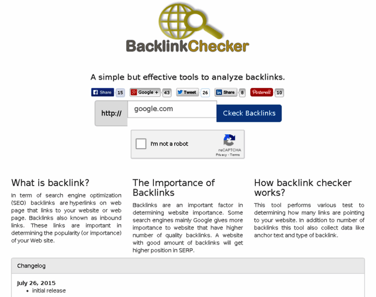 Backlinkchecker.us thumbnail