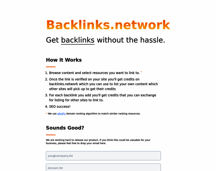 Backlinks.network thumbnail